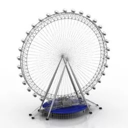 Ferris Wheel Building 3d model