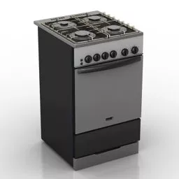 Gas Stove Gefest 3d model