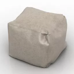 Bag Seat Leather Material 3d model