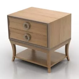 Locker Curved Face 3d model