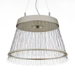 Table Lamp Brass Frame 3d model