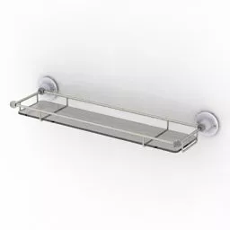 Sanitary Glass Shelf 3d model