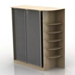 Wardrobe Coupe Door 3d model
