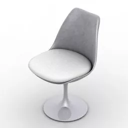 Talk Show Furniture With Chair Lamp 3d model