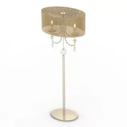 Table Lamp Black Pot Base 3d model