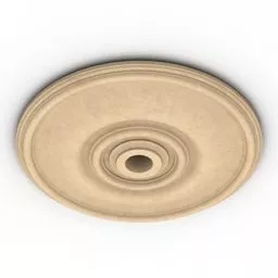 Rosette Molding Circular Shape 3d model