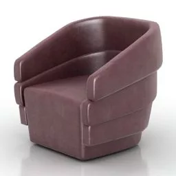 Livingroom Armchair Collection 3d model