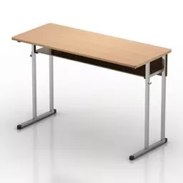 Classroom Desk 3d model Classroom Desk 3d model
