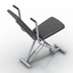 Gym Chair Equipment 3d model