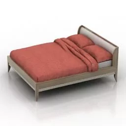 Double Bed Letto 3d model