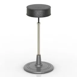 Bar Chair Circle Pad 3d model