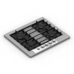 Gas Stove Bosch 3d model