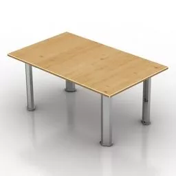 Wicker Coffee Table 3d model