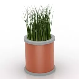Crystal Vase Flowers 3d model