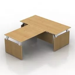 Module Office Table 3d model