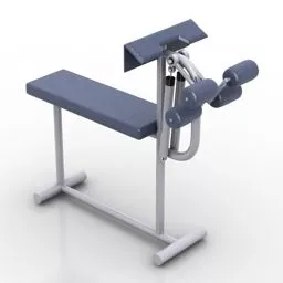 Gym Weight Bench Chair 3d model