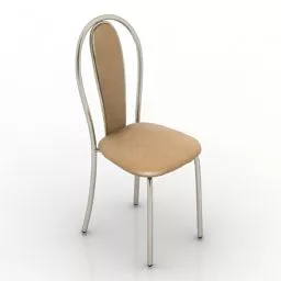 Restaurant Chair Simple Style 3d model
