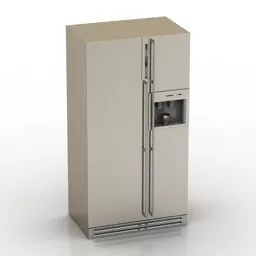 Side By Side Refrigerator Gaggenau 3d model
