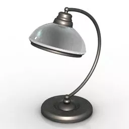 Chinese Carved Square Lamp 3d model