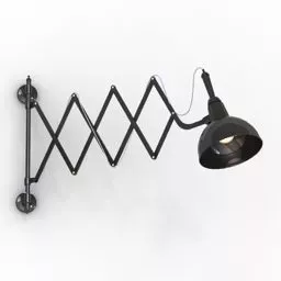 Brass Frame Ceiling Lamp 3d model
