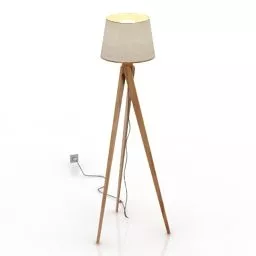 Bamboo Lamp 3d model
