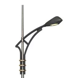 Street Lamppost Black Iron 3d model
