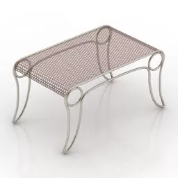 Boutique Glass Table 3d model