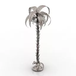 Torchere Palm Plant 3d model