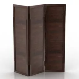 Collapse Screen Partition Divider 3d model