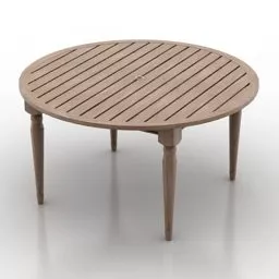 Gedeck Dining Table 3d model