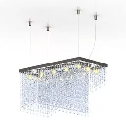 Crystal Pendant Lamp Fratelli Martini 3d model