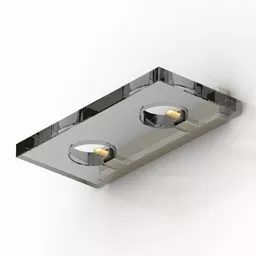 Glass Sconce Lamp Modernism 3d model