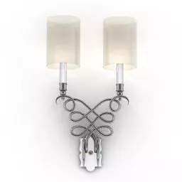 Ceiling Lamp Glass Shade 3d model