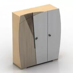 Wardrobe Stylist Curved Edge 3d model
