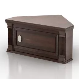 Antique Triangle Locker 3d model