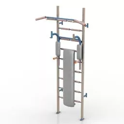 Red Measuring Meter 3d model