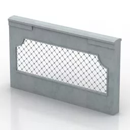 Screen Radiator Divider 3d model