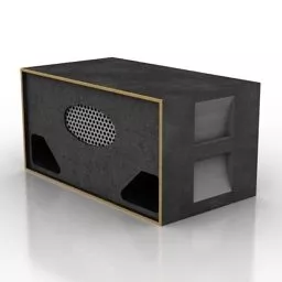 Audio Speaker Modern Style 3d model