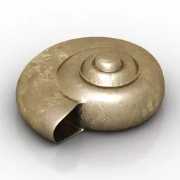 Shell Artwork Decoration 3d model