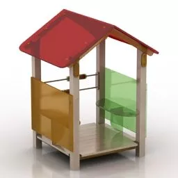 House Playground For Kid 3d model