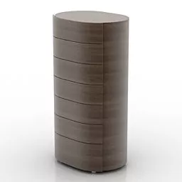 Cylinder Locker Stand 3d model