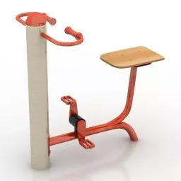 Gym Fitness Equipment Leg Exercise 3d model