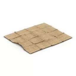 Wrinkled Carpet 3d model