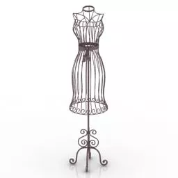 Mannequin Hanger 3d model