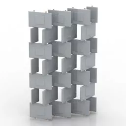 Modernism Screen Divider Classicon 3d model