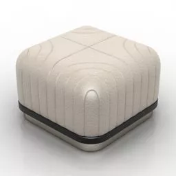 Upholstered Seat Oro Milano 3d model