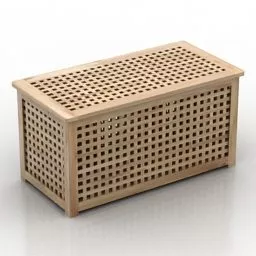 Gift Box With Bow Tie 3d model