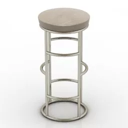 Round Bar Chair Classicon 3d model