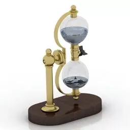 Vintage Water Clock 3d model