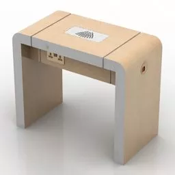 Table Concorde Nail Station 3d model